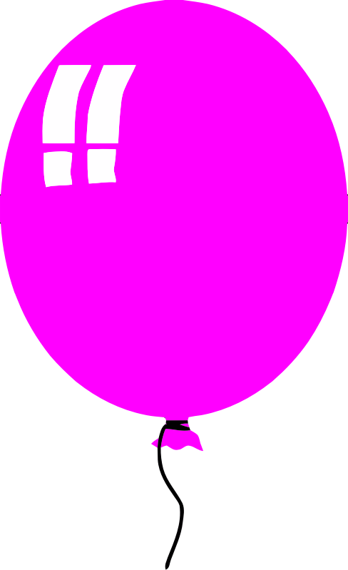 simple balloon - pink