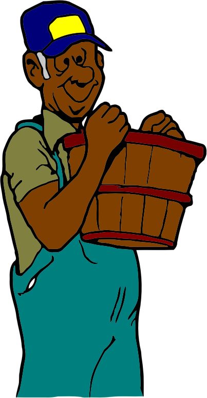 farmer with basket (dark skin vers)