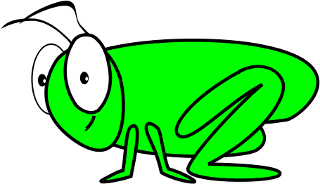 cartoon grasshopper