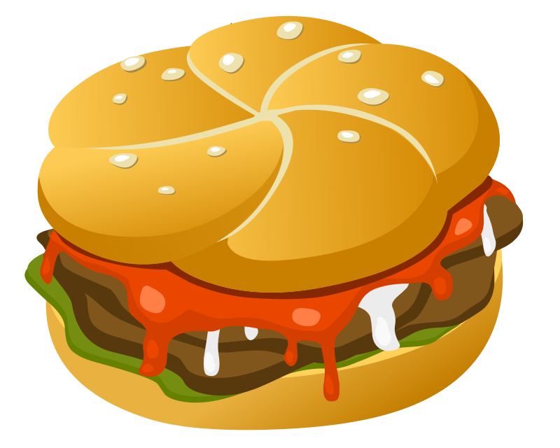 Food Hamburger - Isolated