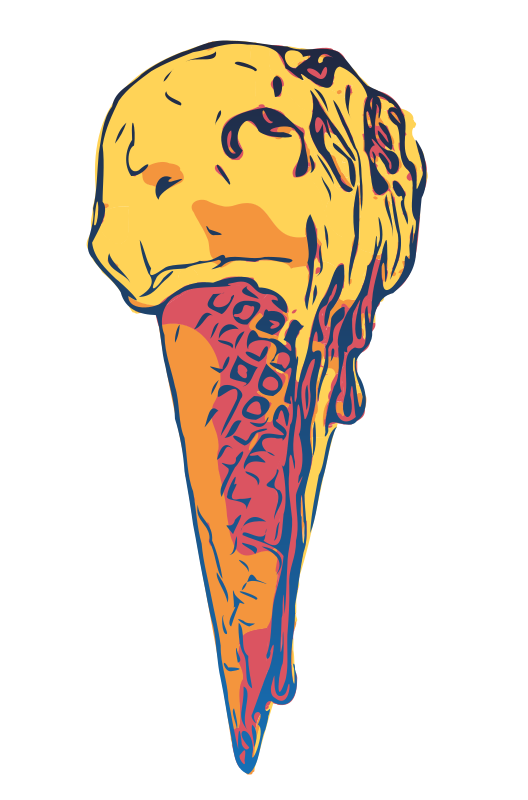 Drippy Ice Cream Cone - Simple Remix
