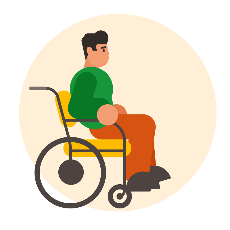  Man in a Wheelchair