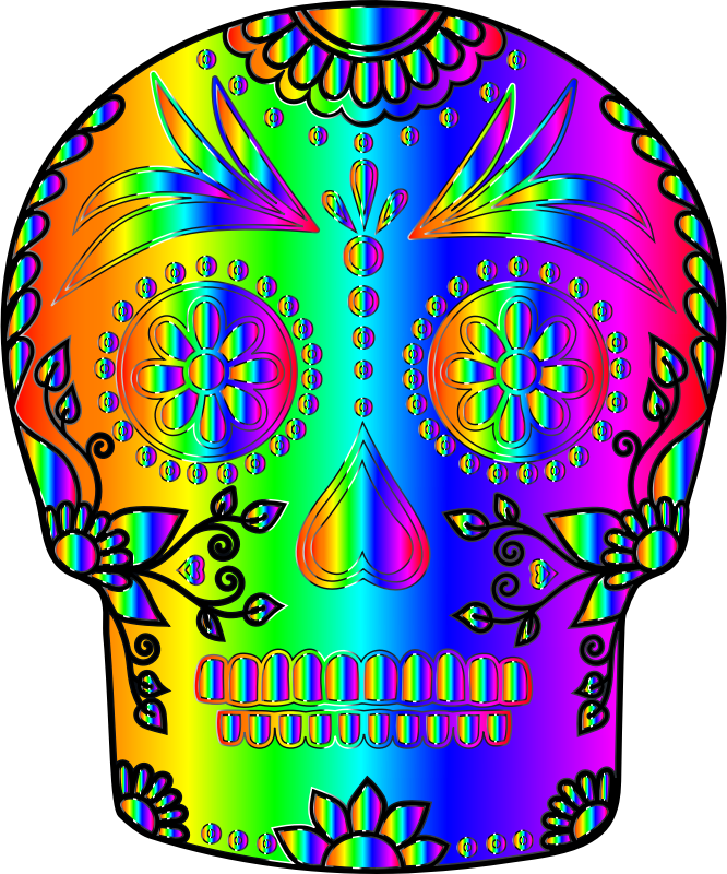 Sugar Skull By Vera Kratochvil Spectrum