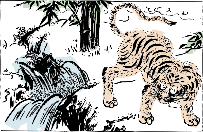 Tiger Scene