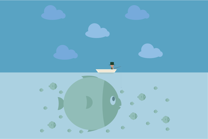 Fishing Boat and Fish