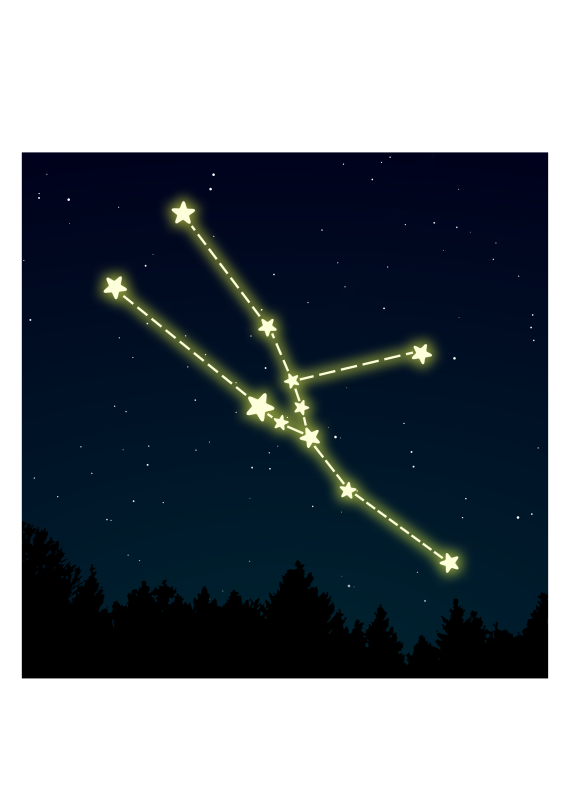 Taurus star constellation