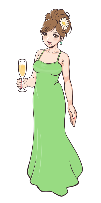 Party in a Green Dress