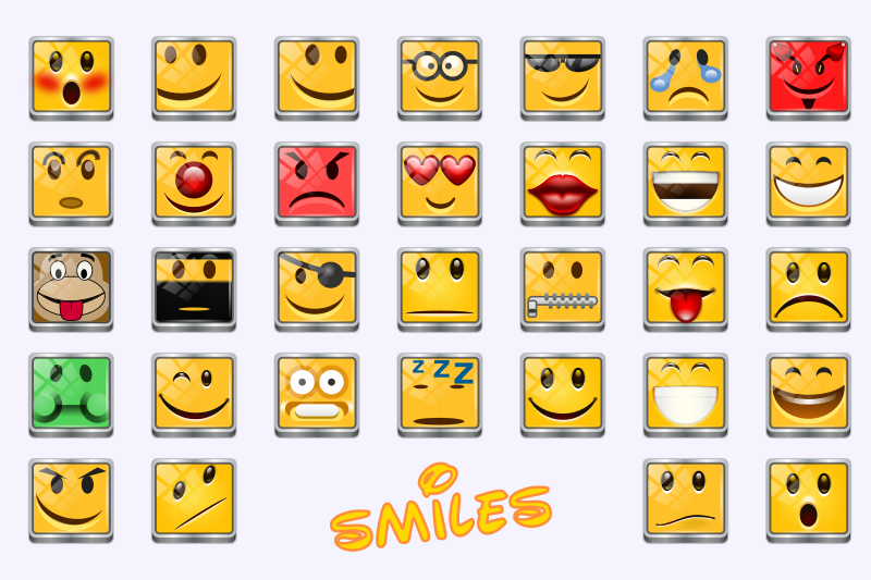 Smiles icon pack