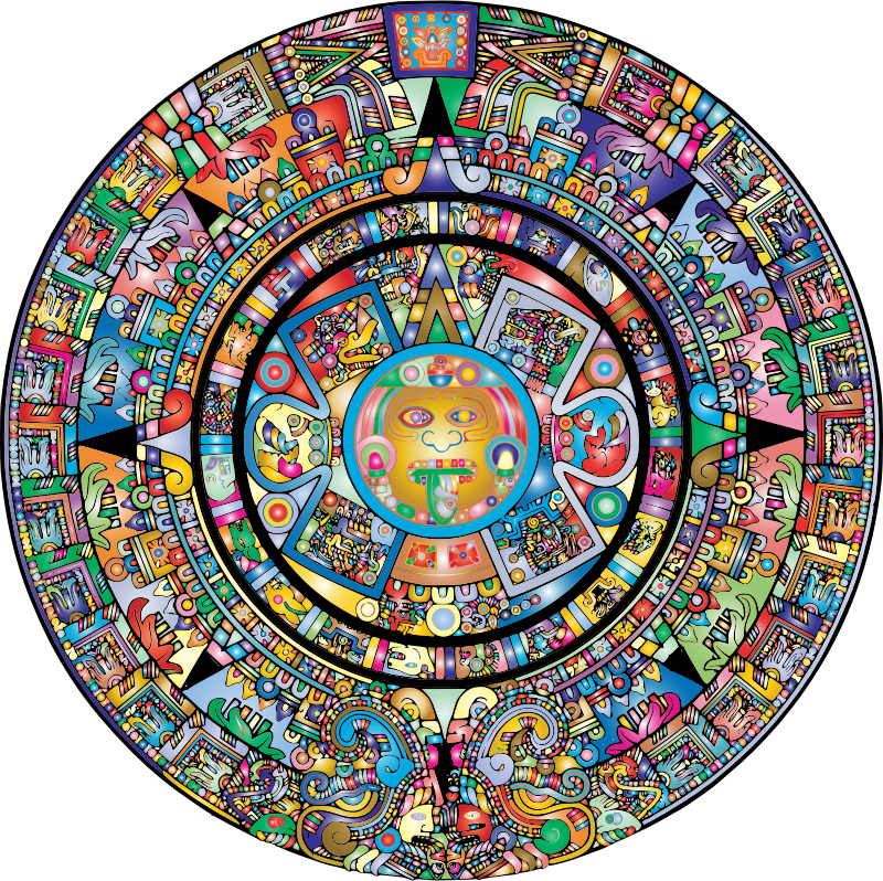 Aztec Calendar Prismatic