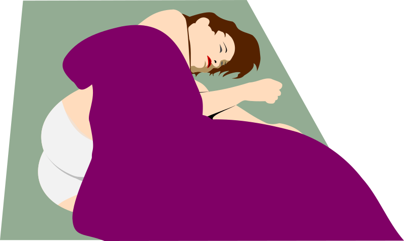 Sleeping Woman on Bed - Remix