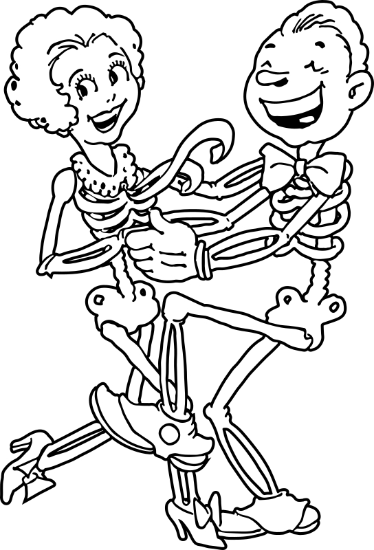 Vintage Skeleton Couple Remix