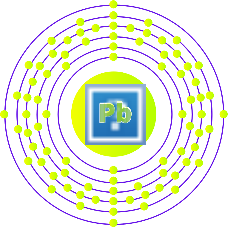 Bohr Atomic Model of Lead