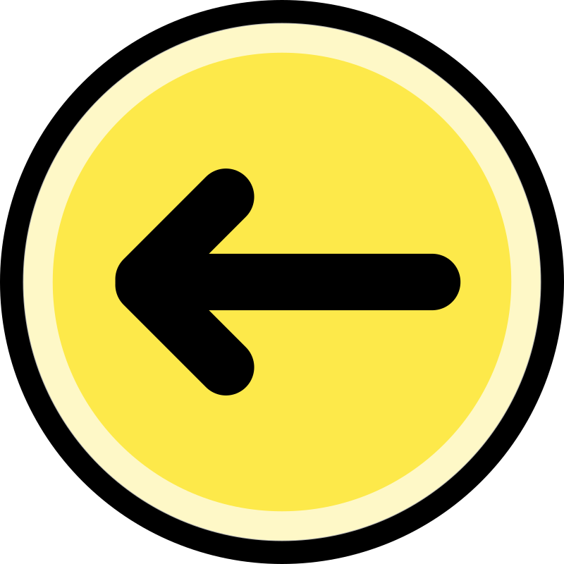 Button - Previous/Back/Left (yellow & black)
