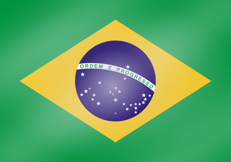 Flag of Brazil - 3D Remix