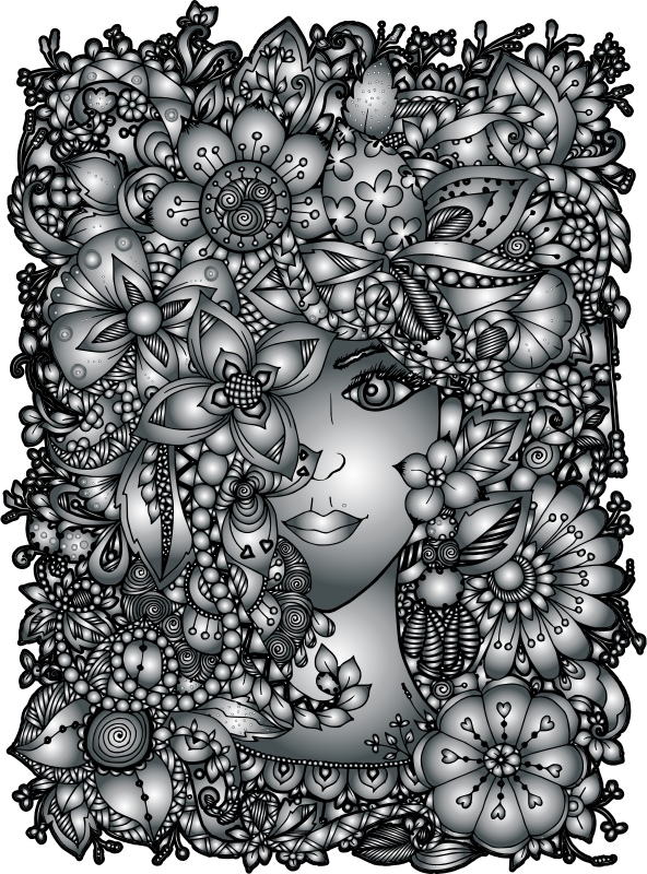 Floral Woman By Bexatt Duochrome