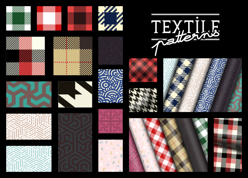 Textile patterns megapack