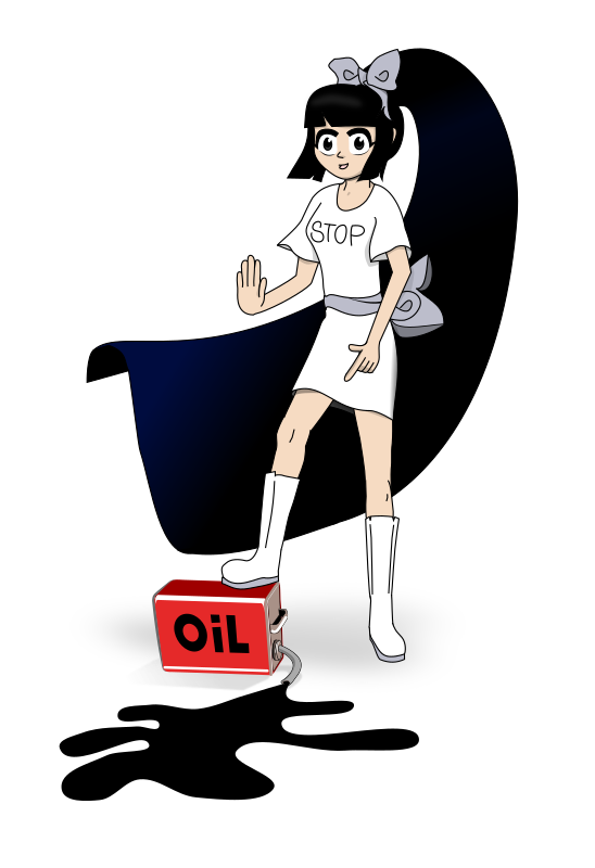 STOP OIL ACTIVIST GIRL