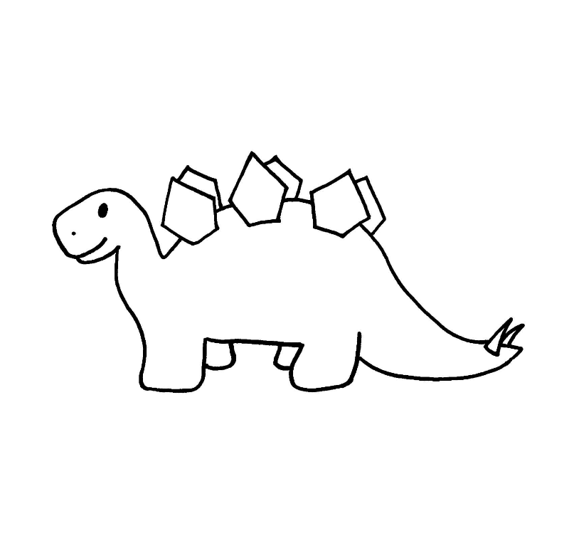 Stegosaurus Cartoon