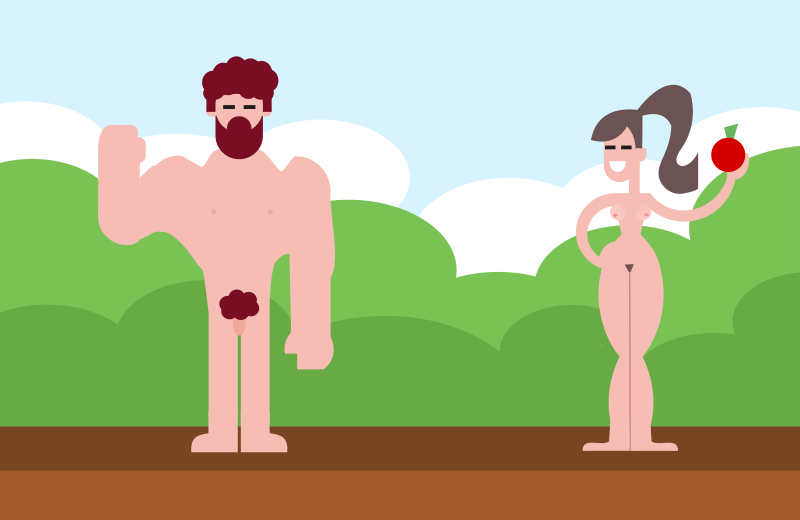 Adam and Eve Scene