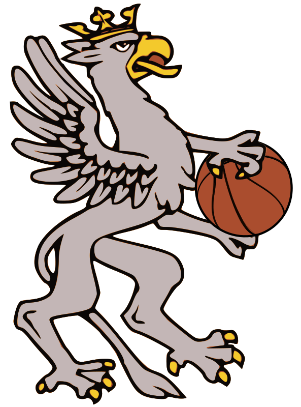 Griffin with Basketball