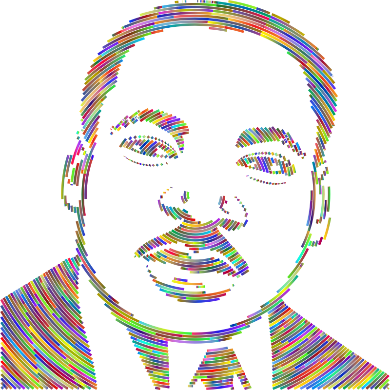 Martin Luther King Portrait Generated With The Help Of AL Spectrum