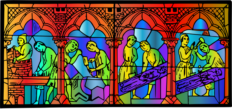 Stained Glass Window - Colour Remix