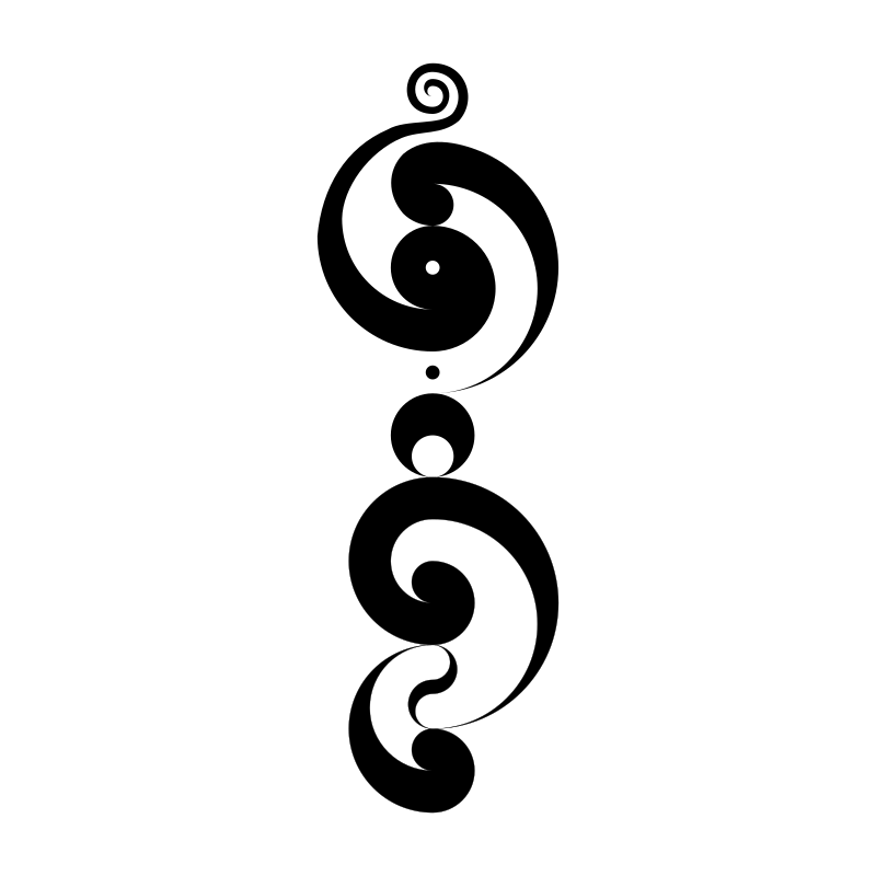 Simple swirls and spirals