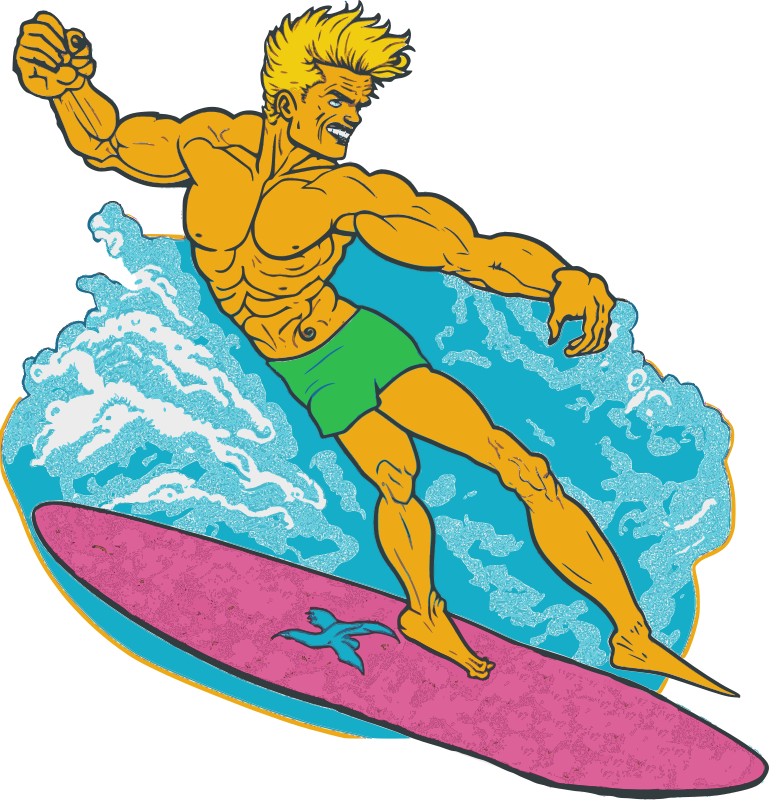 Gnarly Surfer Dude 1