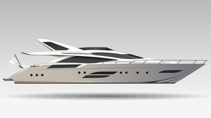 Modern Luxury Yacht