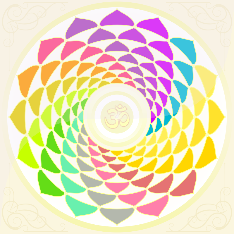 Om Mandala - Colorful