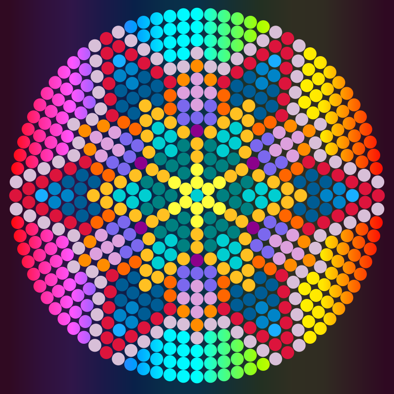 Dot Mandala - Flower Colorful