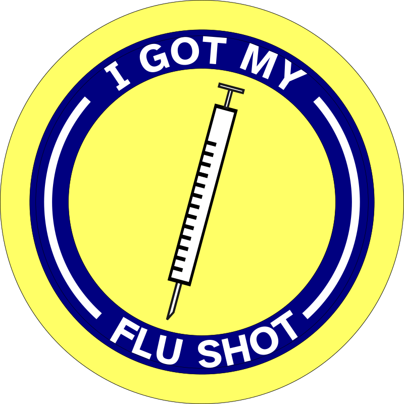 Flu Shot Button