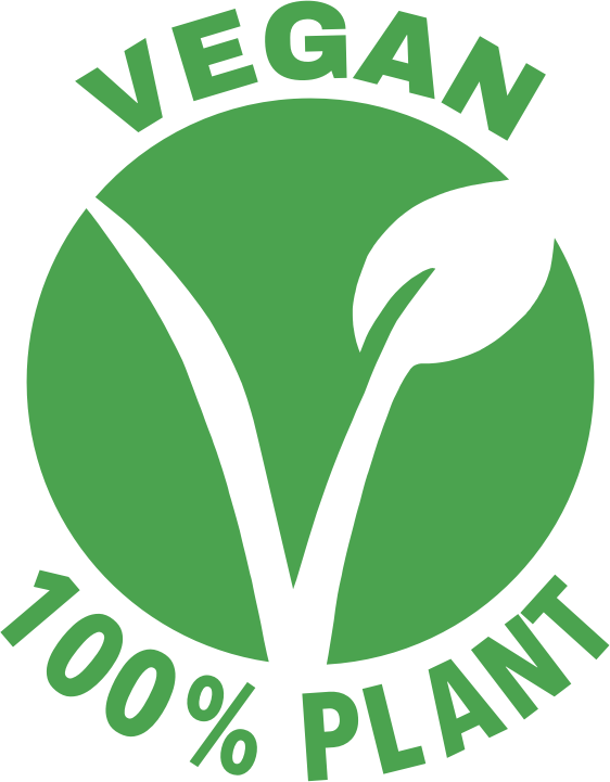 Vegan 100% plant based light green 