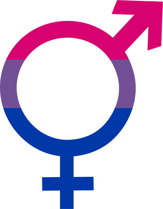 Bisexual female male mars venus icon 