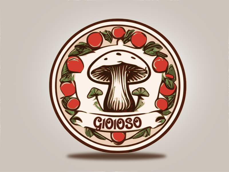 Pizza Emblem Mushroom