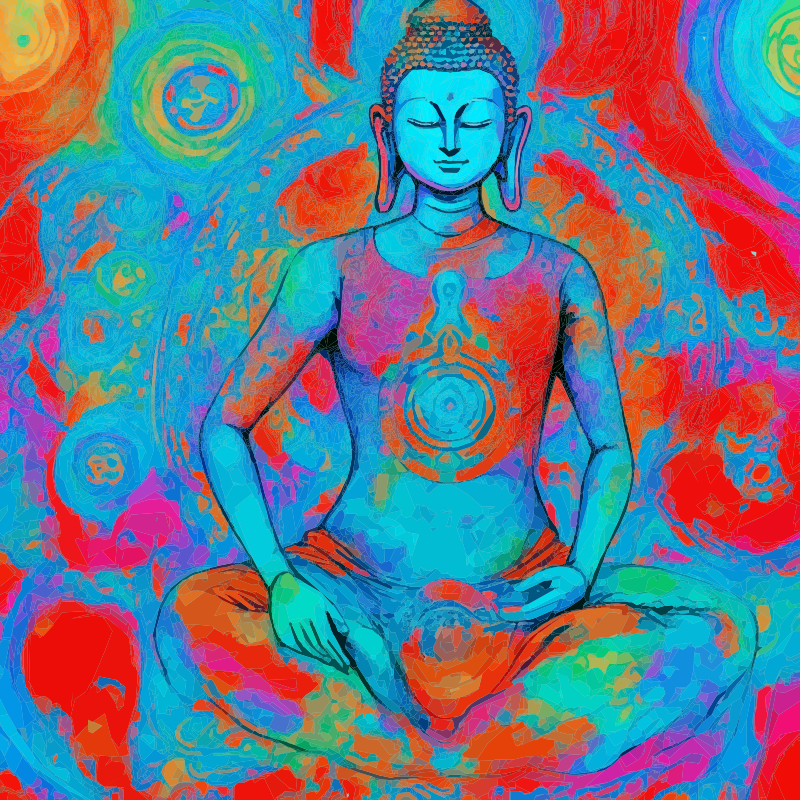 Psychedelic Buddha 1