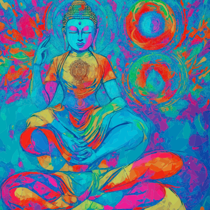 Psychedelic Buddha 2