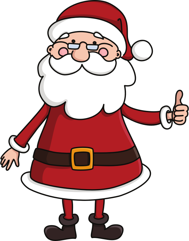 Santa Claus Making A Thumbs Up Gesture