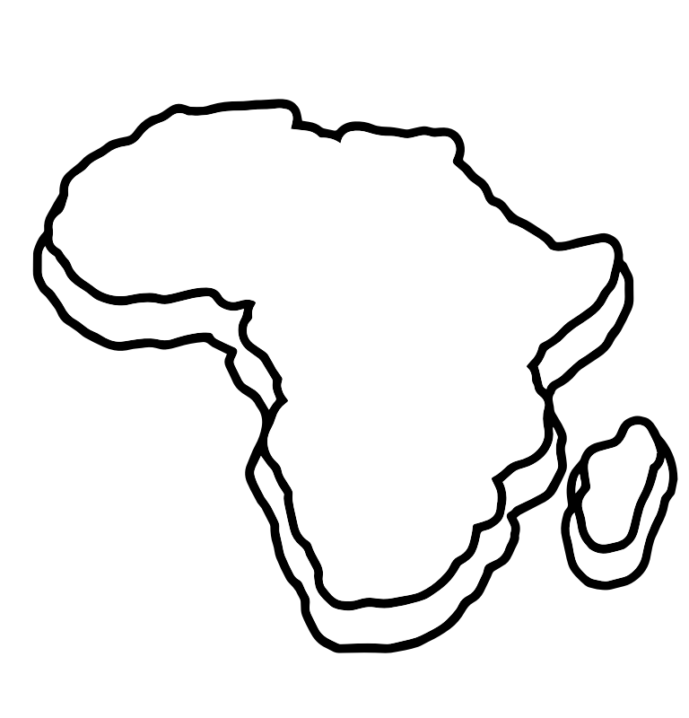 Africa outline