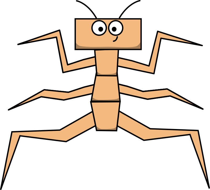 Cartoon Stick bug REMAKE