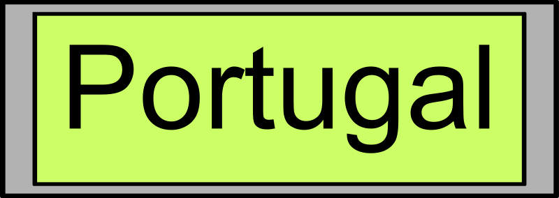 Digital Display with "Portugal" text