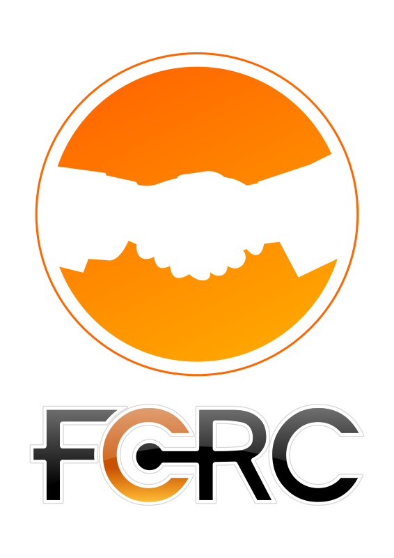 FCRC logo handshake