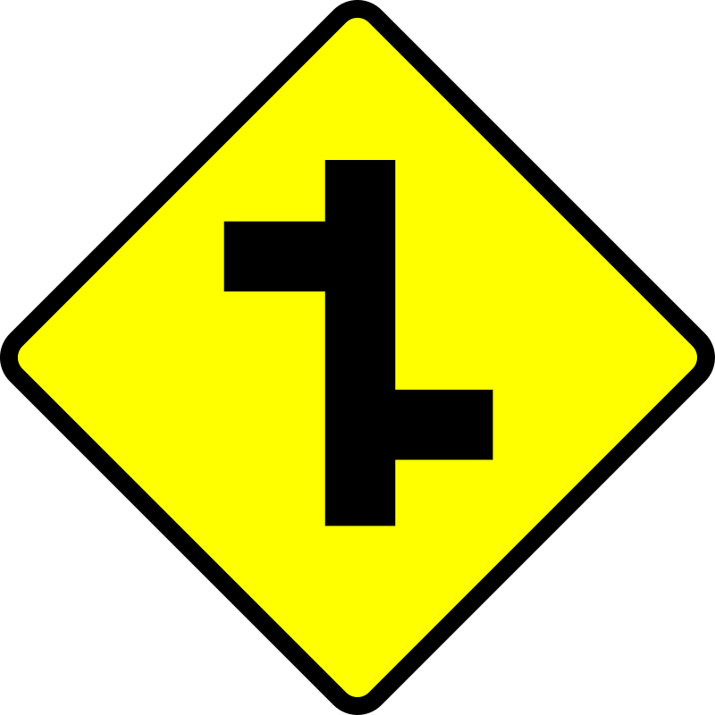 caution-2T junction