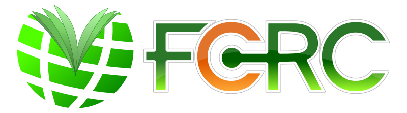 FCRC globe/book logo