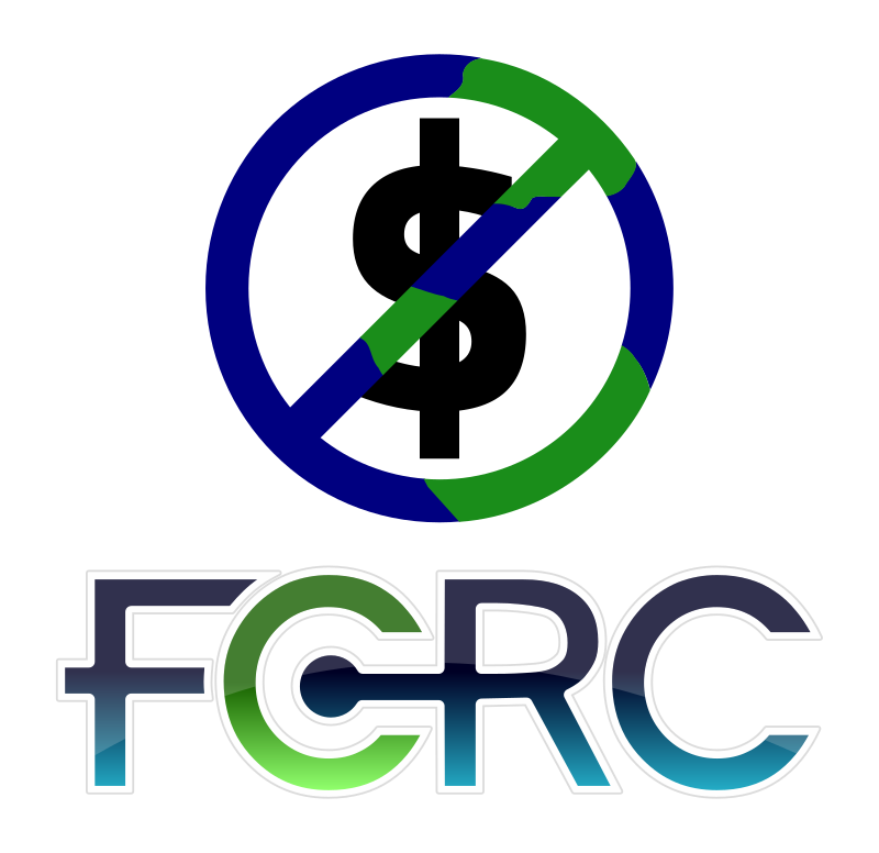 FCRC logo globe/money