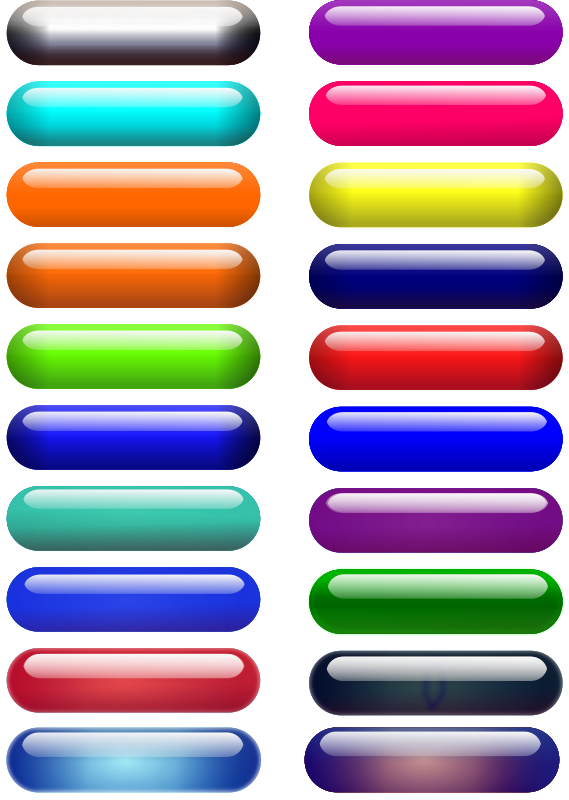 Glossy Pill Buttons