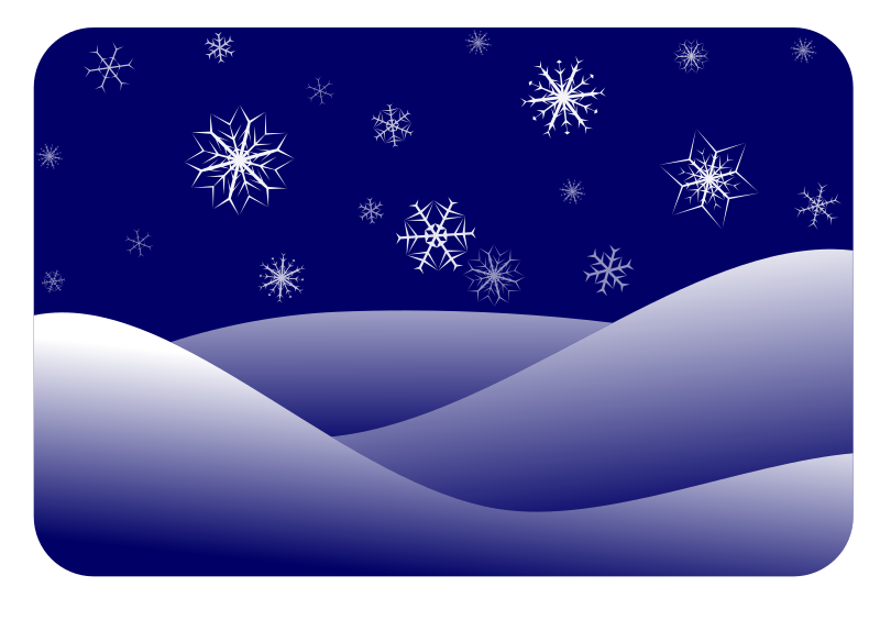 clipart snow scene - photo #3