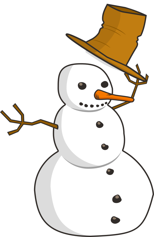 snowman hat clipart - photo #8