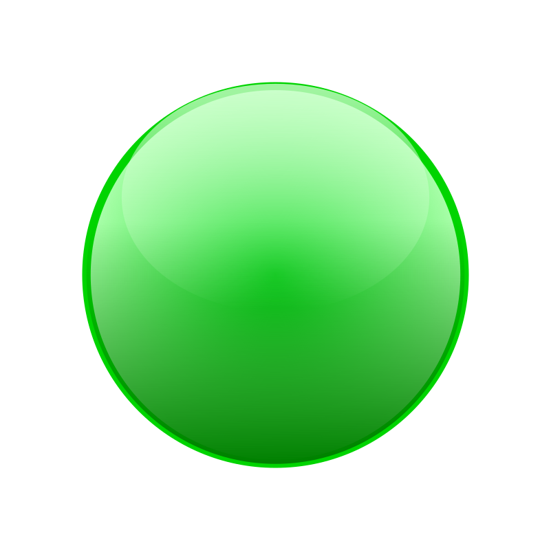 green ball clipart - photo #13