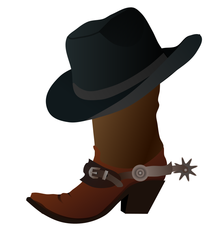 clipart cowboy hat and boots - photo #1